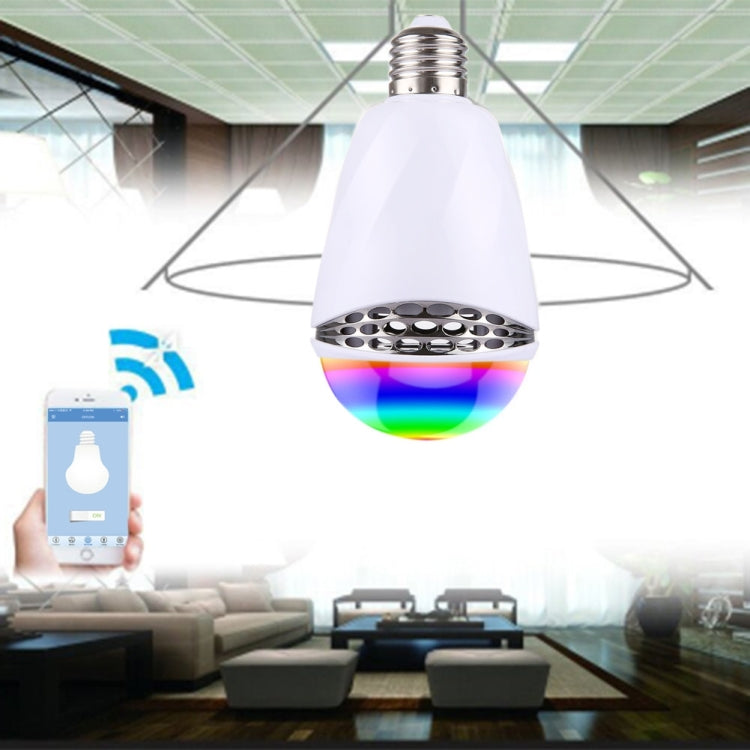 E27 Bluetooth 4.0 Smart RGB LED Speaker Bulb, For iPhone 4s and Later with iOS 7 and Later Version / Android 2.3.3 and Later Version, Effective Bluetooth Distance: About 10m