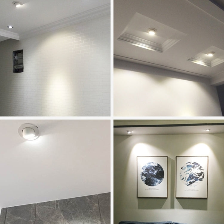 30W Warm White COB LED Down Light , 2700LM 360 Degree Rotation Elephant Nose Ceiling Lights Bulb with Power Driver, AC 85-265V