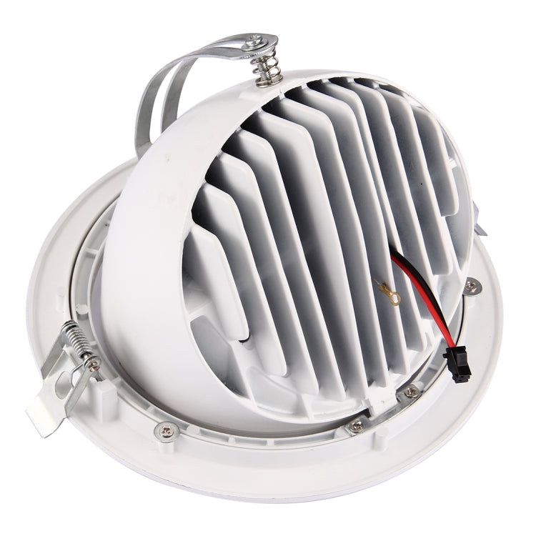 30W Warm White COB LED Down Light , 2700LM 360 Degree Rotation Elephant Nose Ceiling Lights Bulb with Power Driver, AC 85-265V