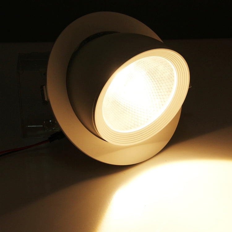 30W Warm White COB LED Down Light , 2700LM 360 Degree Rotation Elephant Nose Ceiling Lights Bulb with Power Driver, AC 85-265V