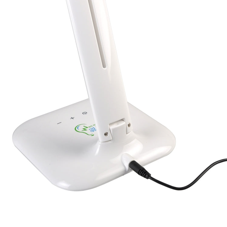 T9 4W SMD 5050 5-grade Brightness Folding LED Desk Lamp, 14 LEDs Touch Dimmer Eye Protection, DC 5V(White)