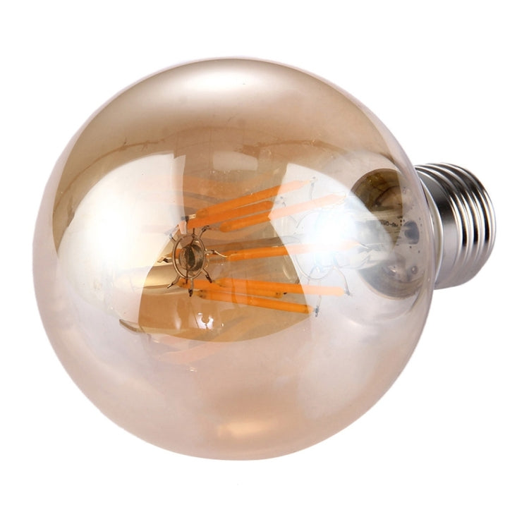 G80 E27 8W Tawny Retro Warm White LED Filament Light , 8 LEDs 580 LM 2300K Energy Saving Bulb, AC 85-265V