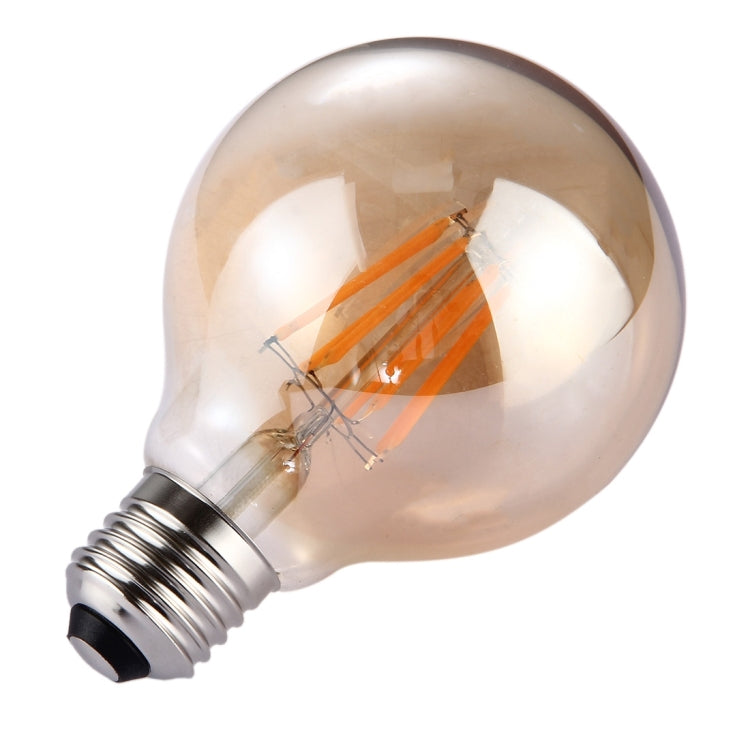 G80 E27 8W Tawny Retro Warm White LED Filament Light , 8 LEDs 580 LM 2300K Energy Saving Bulb, AC 85-265V