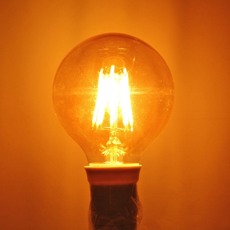 G80 E27 8W Tawny Retro Warm White LED Filament Light , 8 LEDs 580 LM 2300K Energy Saving Bulb, AC 85-265V