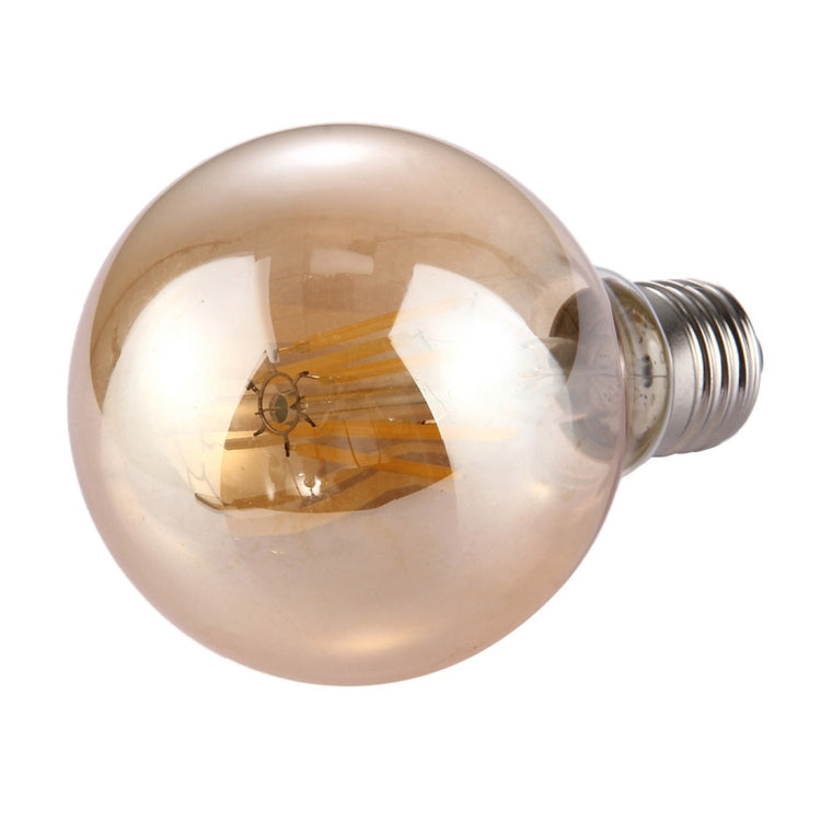 G80 E27 6W Tawny Retro Warm White LED Filament Light , 6 LEDs 480 LM 2300K Energy Saving Bulb, AC 85-265V