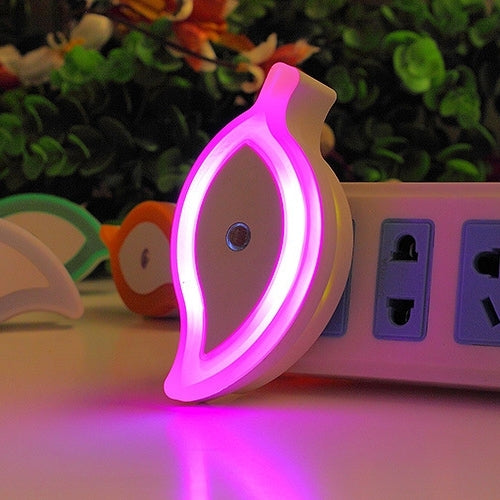 Leaf Shape Halo Light Control Sensor LED Night Light, Creative Energy-saving Wall Lamps, AC 110-240V, US/EU Plug
