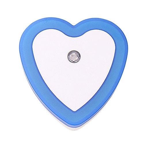 Heart Shape Halo Light Control Sensor LED Night Light, Creative Energy-saving Wall Lamps, AC 110-240V, US/EU Plug