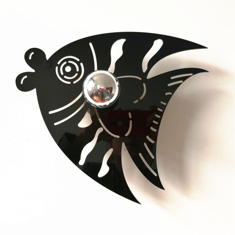 E14 5W Fish Shape Warm White LED Wall Light , Creative Simple Acrylic Shadow for Bedroom, Living Room, Diameter: 28cm, AC 110-220V