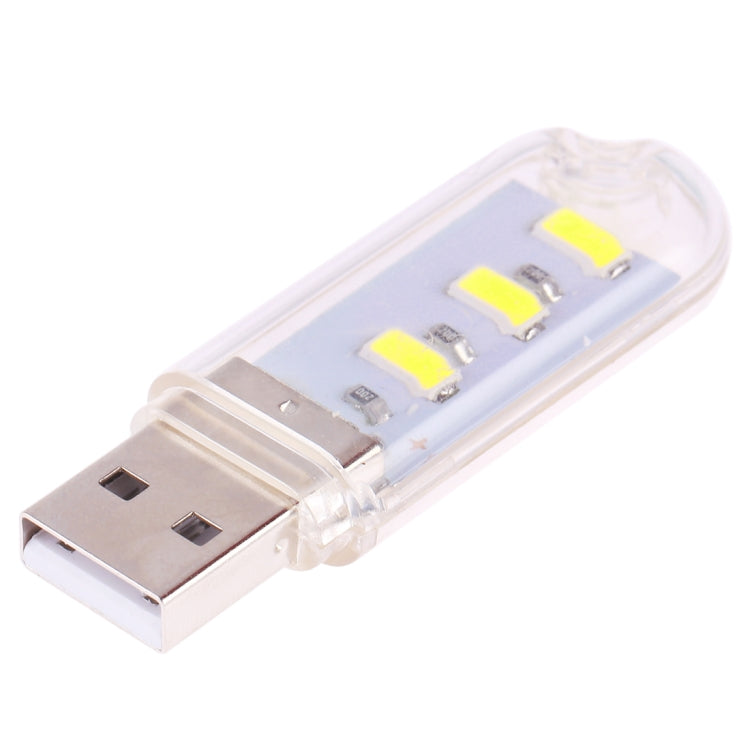3 LEDs 5730 SMD USB LED Book Light Portable Night Lamp