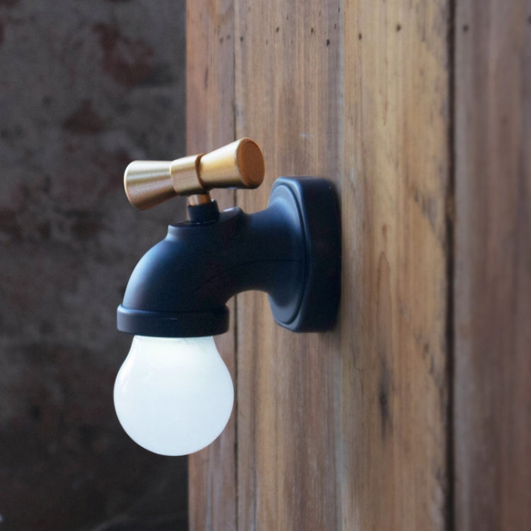 Retro Faucet Intelligent Voice Control USB Charging LED Energy-saving Night Light