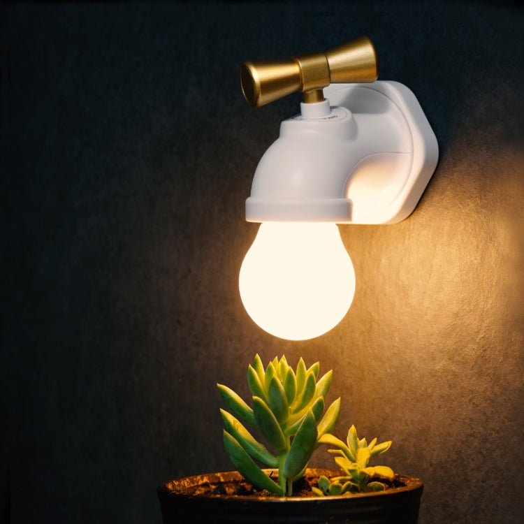 Retro Faucet Intelligent Voice Control USB Charging LED Energy-saving Night Light