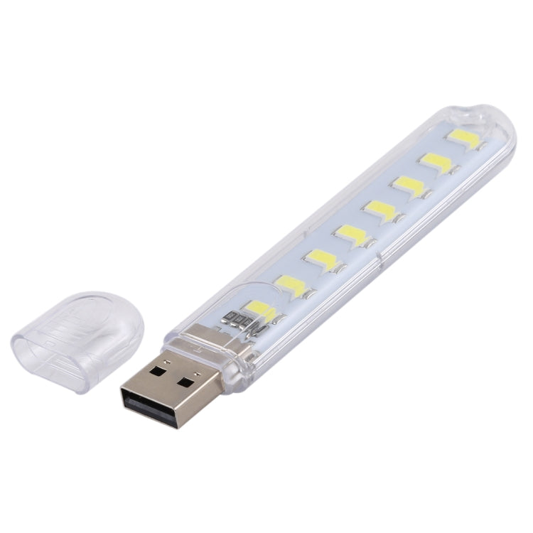 3W 8 LEDs 5730 SMD USB LED Book Light Portable Night Lamp, DC 5V