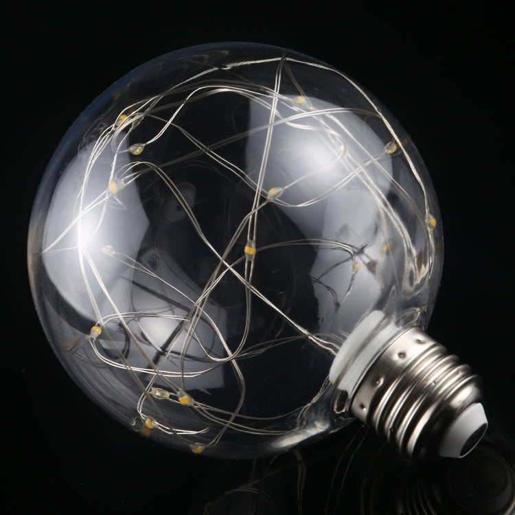 G95 E27 3W 80 LM Filament Retro Fairy LED String Light Bulb, AC 220V