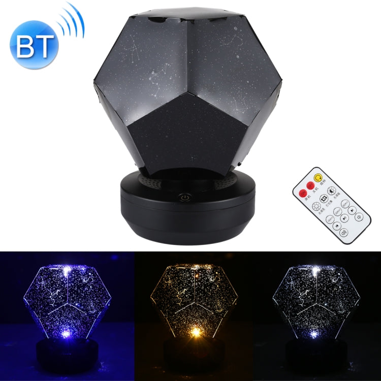 WZXKD-01 USB Charging Color Changing Star Bluetooth Light with Remote Control, Built-in Music