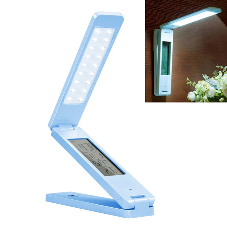 LED Desk Lamp Folding Touch Adjust USB Charging Eye Protection Table Lamp(Blue)