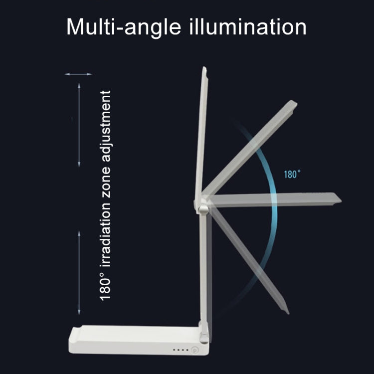 Q5 LED Desk Lamp Portable Battery Folding 3W Adjustable Eye Protection Table Lamp