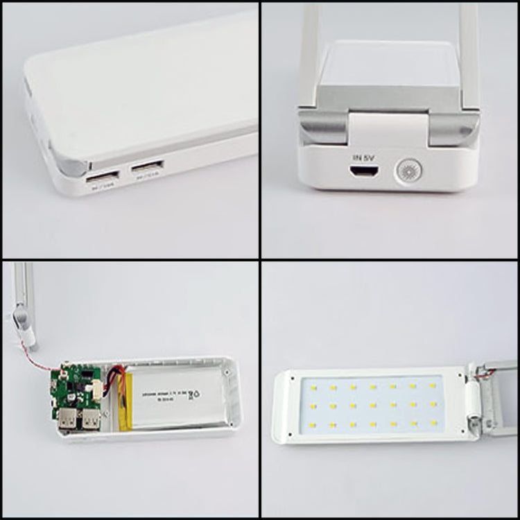 Q5 LED Desk Lamp Portable Battery Folding 3W Adjustable Eye Protection Table Lamp