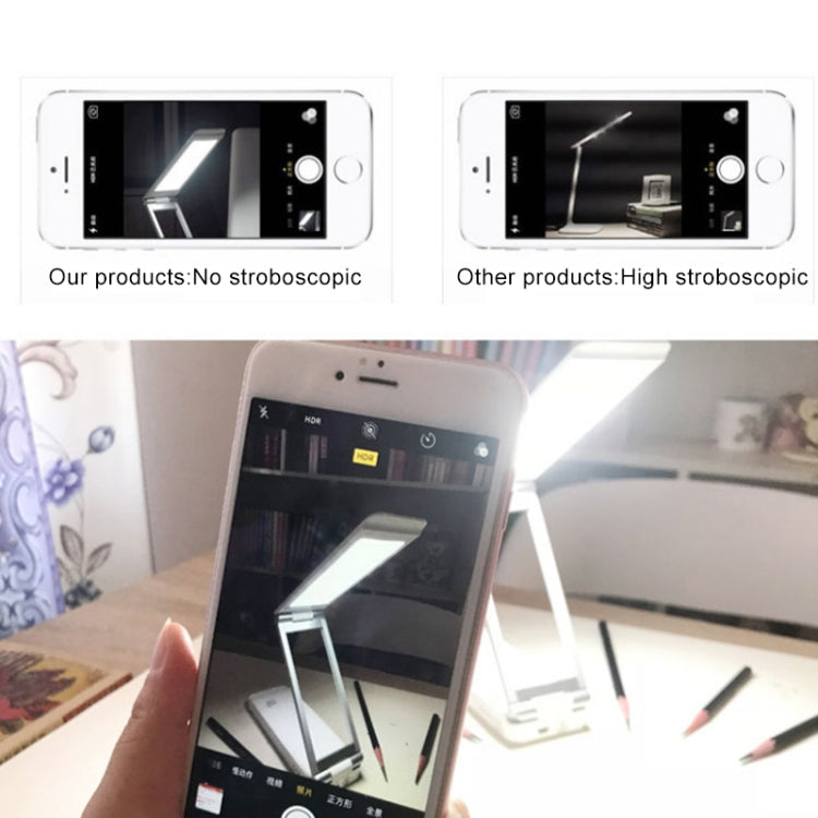 Q5 LED Desk Lamp Portable Battery Folding 3W Adjustable Eye Protection Table Lamp