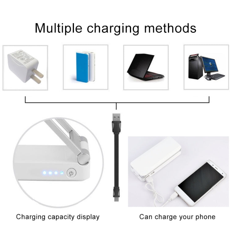 Q5 LED Desk Lamp Portable Battery Folding 3W Adjustable Eye Protection Table Lamp