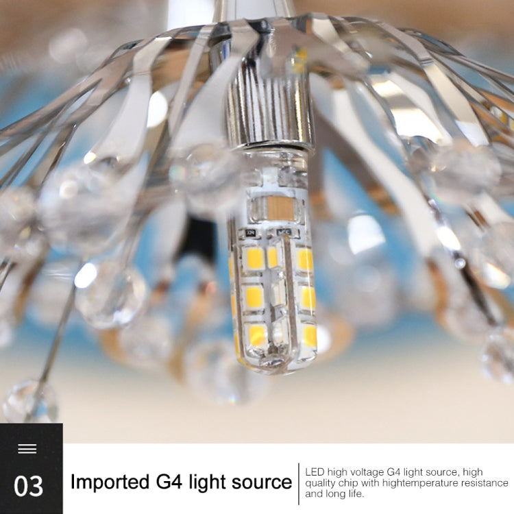 13 Leds White Light LED Creative Dandelion Lamp Simple Living Room Bedroom Lamp Pendant Light