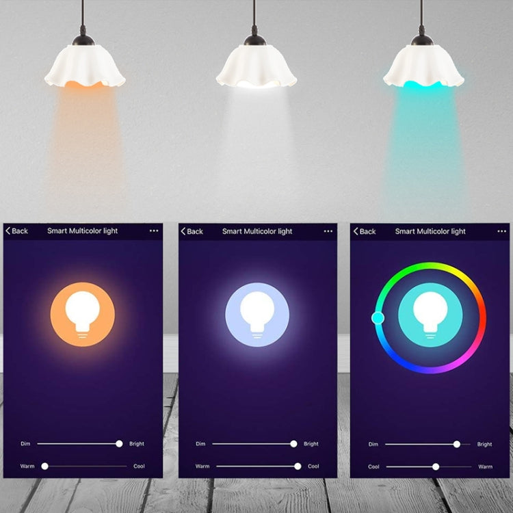 E27 RGB Dimming WIFI Smart LED Light Bulb(Colorful Light)
