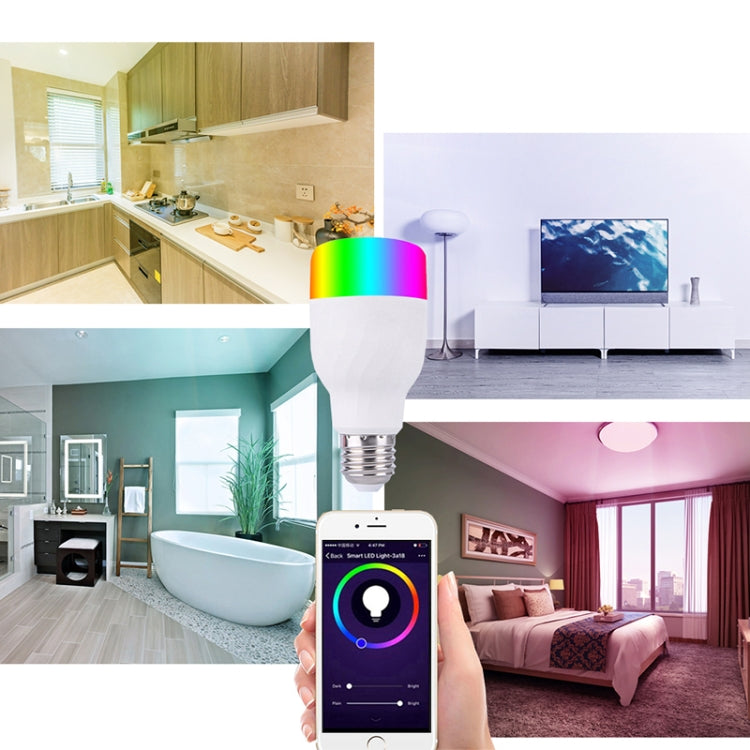 E27 RGB Dimming WIFI Smart LED Light Bulb(Colorful Light)