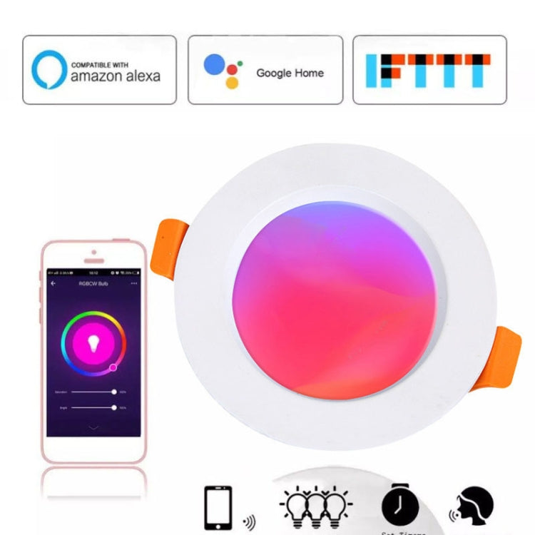 RGB Dimming WIFI Smart Downlight Highlight Spotlight (Colorful Light)