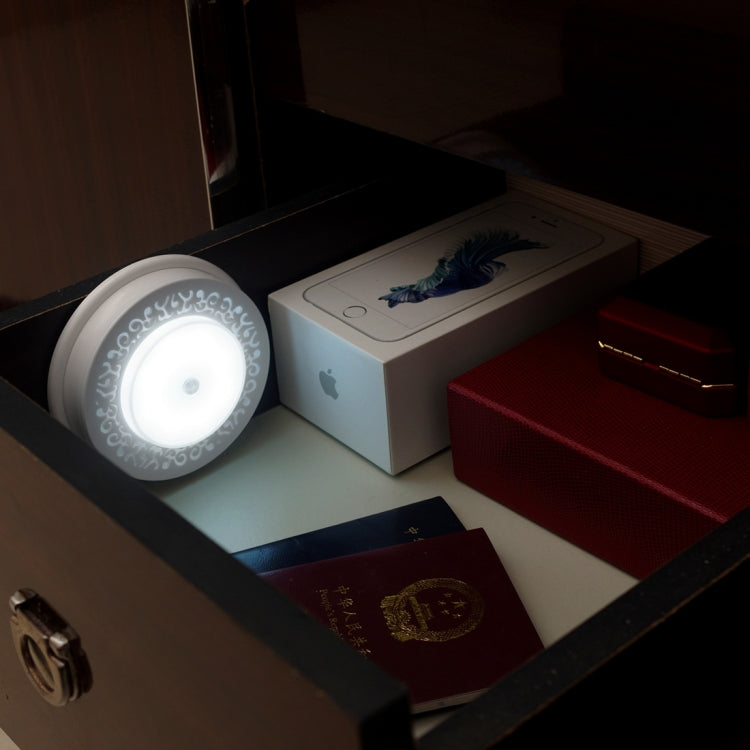 Mini Ultra-thin PIR Human Body Motion Sensor White Light LED Night Light,, 8 LEDs SMD 5730 USB Charging, Sensor Distance: 3m, DC 5V