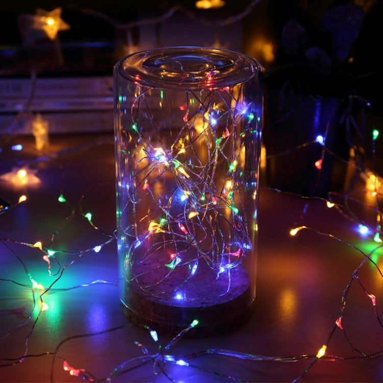 10m IP65 Waterproof Silver Wire String Light, 100 LEDs SMD 06033 x AA Batteries Box Fairy Lamp Decorative Light, DC 5V