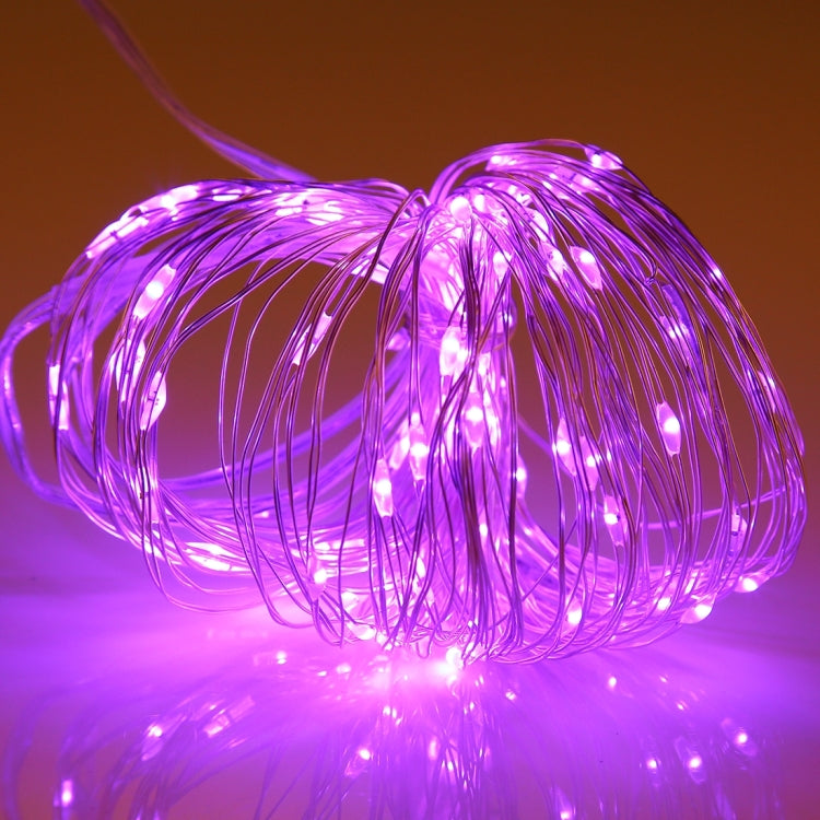 10m IP65 Waterproof Silver Wire String Light, 100 LEDs SMD 06033 x AA Batteries Box Fairy Lamp Decorative Light, DC 5V