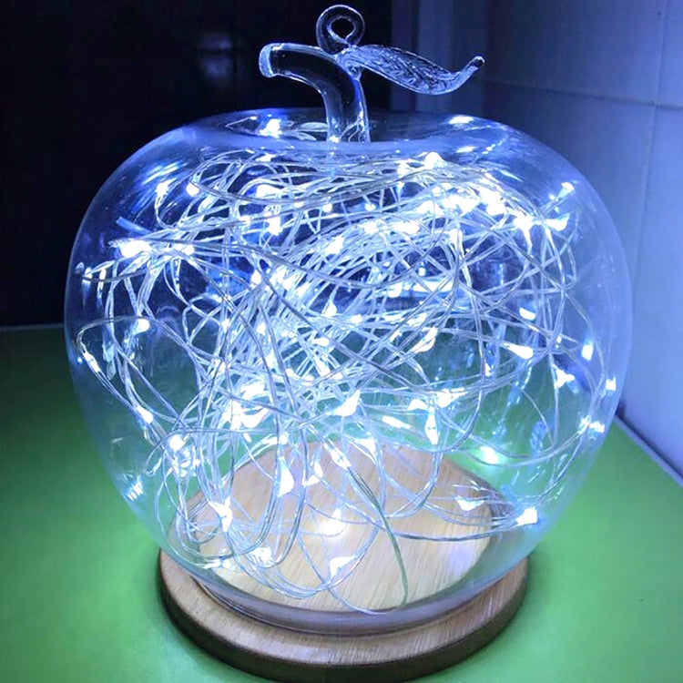 10m IP65 Waterproof Silver Wire String Light, 100 LEDs SMD 06033 x AA Batteries Box Fairy Lamp Decorative Light, DC 5V