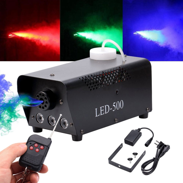 U`King ZQ-B181 500W Smoke Machine, with 3 LEDs, AC 110-230V, EU Plug