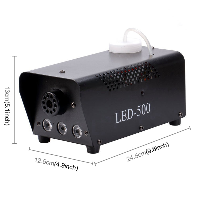 U`King ZQ-B181 500W Smoke Machine, with 3 LEDs, AC 110-230V, EU Plug