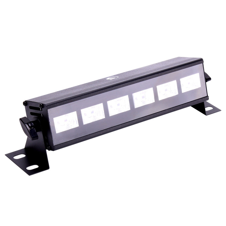 U`King ZQ-B196 18W UV Blacklight Stage Light, 6 LEDs 360 Degrees with Remote Control, AC 110-240V, EU Plug