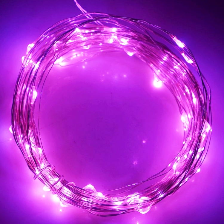 10m 5VMN 6W 500LM LED Silver String Light, USB Powered SMD-0603 Festival Lamp / Decoration Light Strip