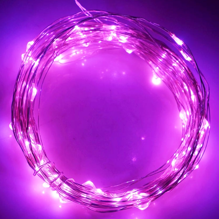 10m 5VMN 6W 500LM LED Silver String Light, USB Powered SMD-0603 Festival Lamp / Decoration Light Strip