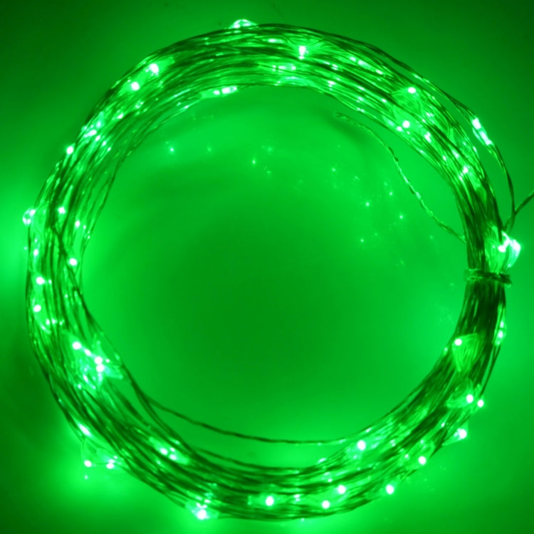 10m 5VMN 6W 500LM LED Silver String Light, USB Powered SMD-0603 Festival Lamp / Decoration Light Strip