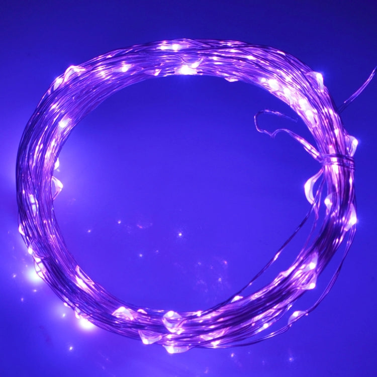 10m 5VMN 6W 500LM LED Silver String Light, USB Powered SMD-0603 Festival Lamp / Decoration Light Strip