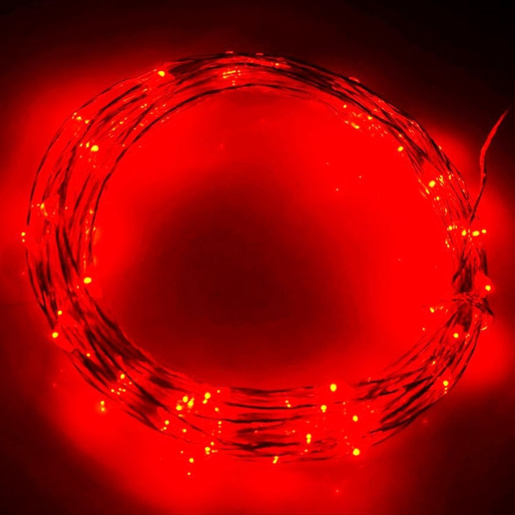 10m 5VMN 6W 500LM LED Silver String Light, USB Powered SMD-0603 Festival Lamp / Decoration Light Strip