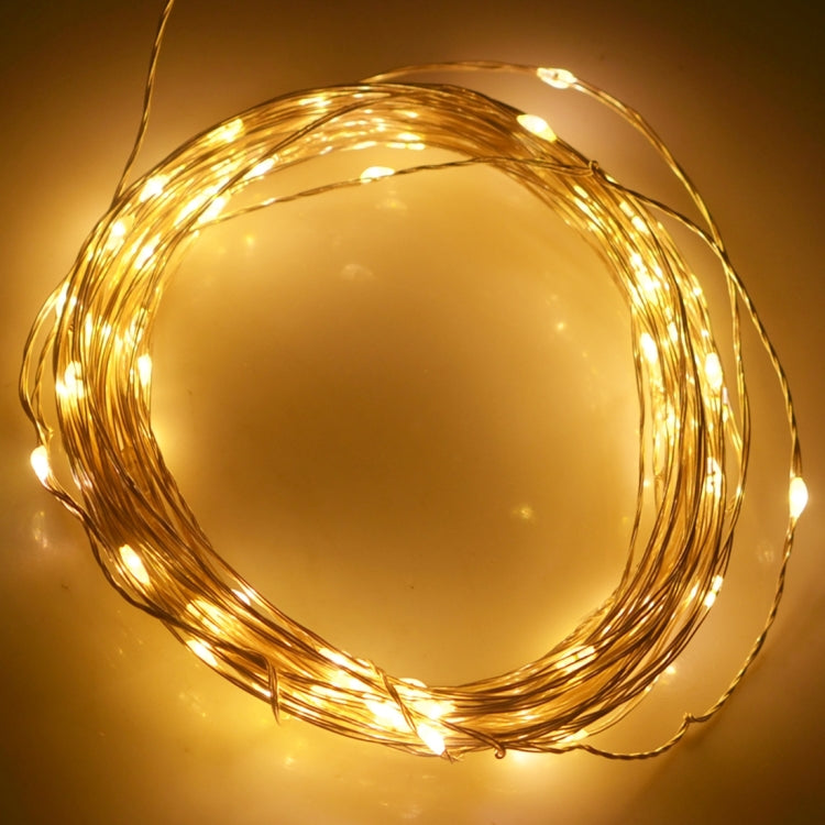10m 5VMN 6W 500LM LED Silver String Light, USB Powered SMD-0603 Festival Lamp / Decoration Light Strip