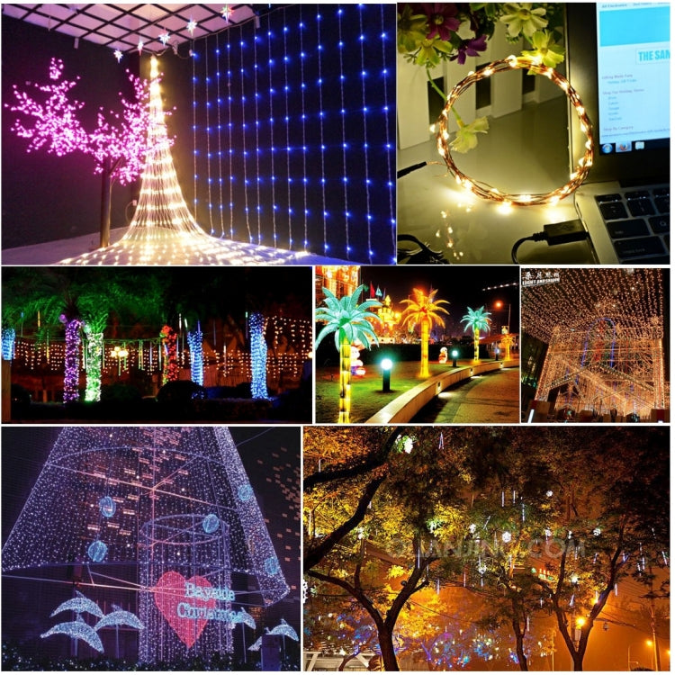 10m 5VMN 6W 500LM LED Silver String Light, USB Powered SMD-0603 Festival Lamp / Decoration Light Strip