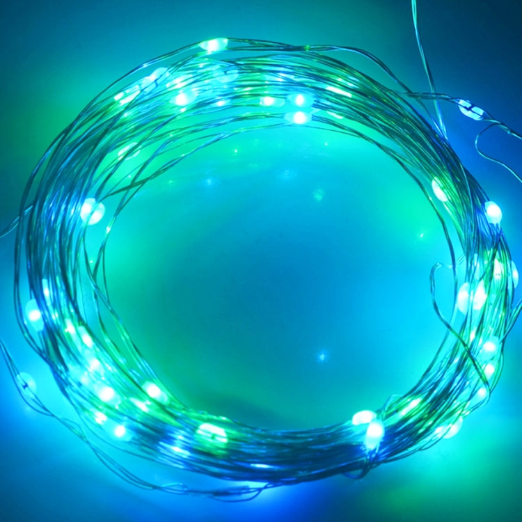 10m 5V 6W 500LM LED Silver String Light, USB Powered SMD-0603 Festival Lamp / Decoration Light Strip