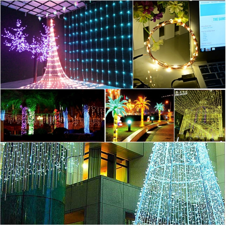 10m 5V 6W 500LM LED Silver String Light, USB Powered SMD-0603 Festival Lamp / Decoration Light Strip