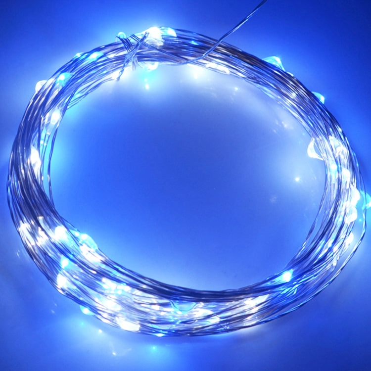 10m 5V 6W 500LM LED Silver String Light, USB Powered SMD-0603 Festival Lamp / Decoration Light Strip