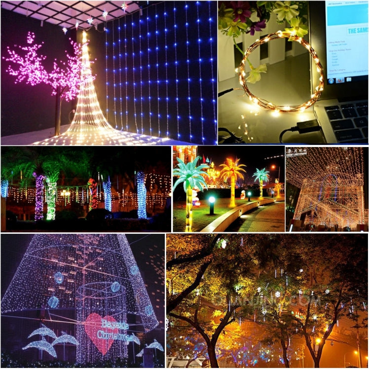10m 5V 6W 500LM LED Silver String Light, USB Powered SMD-0603 Festival Lamp / Decoration Light Strip
