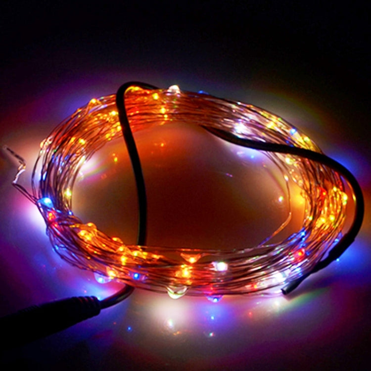10m 12V 6W 500LM LED Silver Wire String Light, RGB Light , SMD-0603 Festival Lamp / Decoration Light Strip