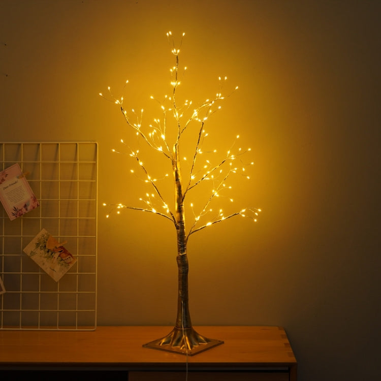 150 LEDs Gypsophila Copper Wire Tree Table Lamp Decoration Creative Bedside Night Light Gift(Warm White)
