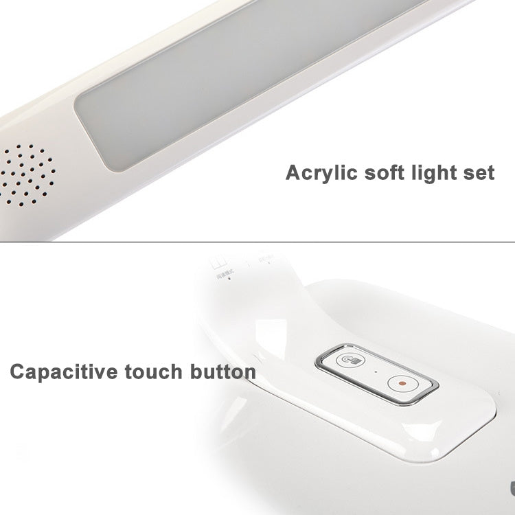 KM-S070 LED Eye Protect Reading Lamp Stepless Dimmable Touch Control Foldable Table Lamp
