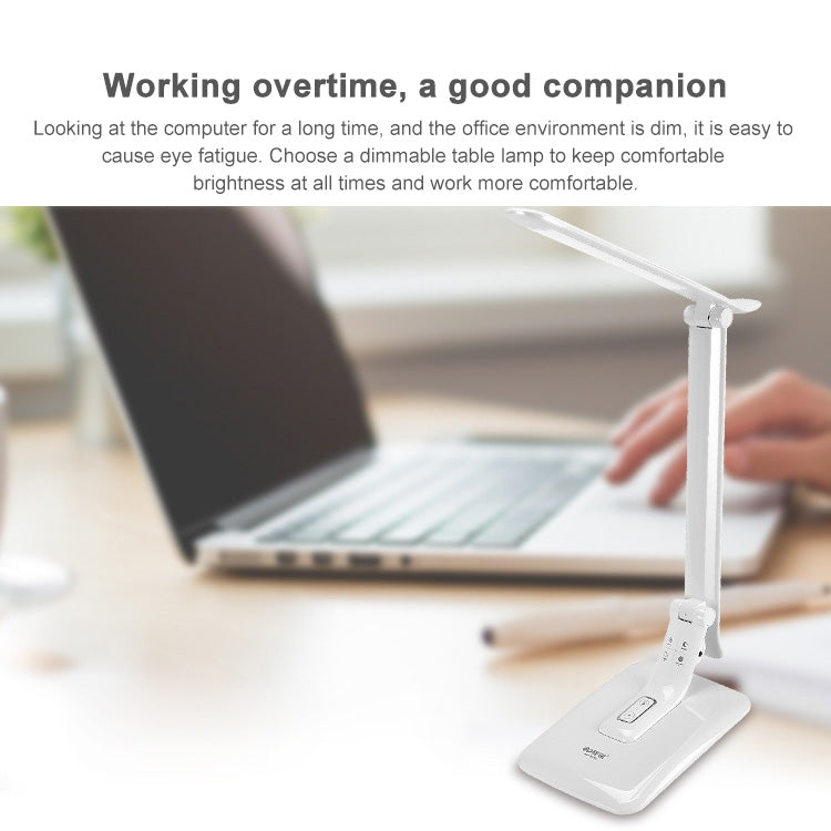 KM-S070 LED Eye Protect Reading Lamp Stepless Dimmable Touch Control Foldable Table Lamp