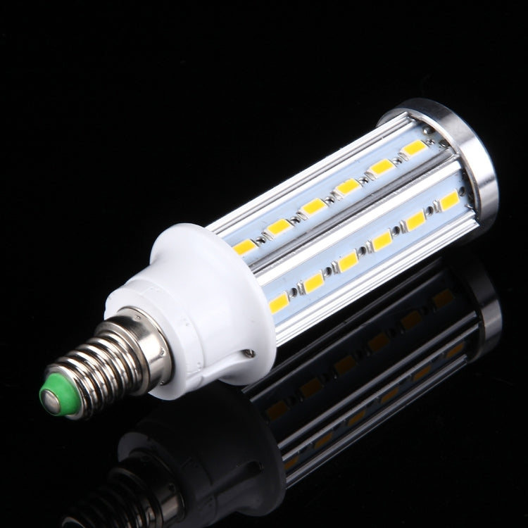 10W Aluminum Corn Light Bulb, E14 880LM 42 LED SMD 5730, AC 85-265V